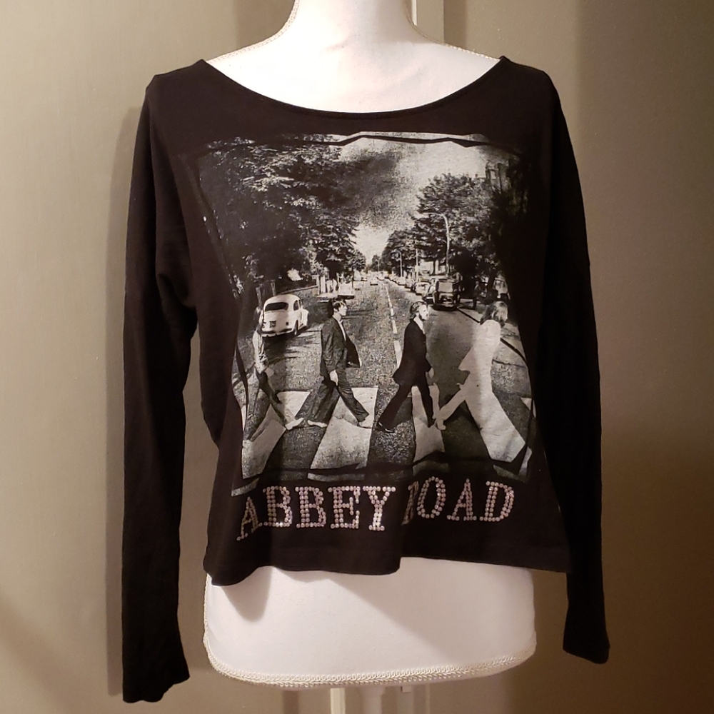 Beatles Abbey Road Long Sleeved Tee - Juniors S